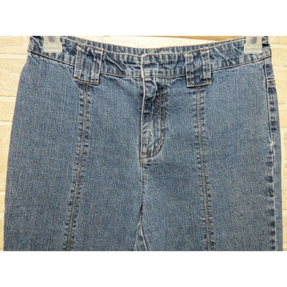 Vintage DKNY Jeans Denim Size 4 100% Cotton w/ Seams on Front and Back of Legs - Picture 2 of 10